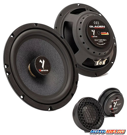 2-компонентная акустика Gladen Gamma 165.2 Slim