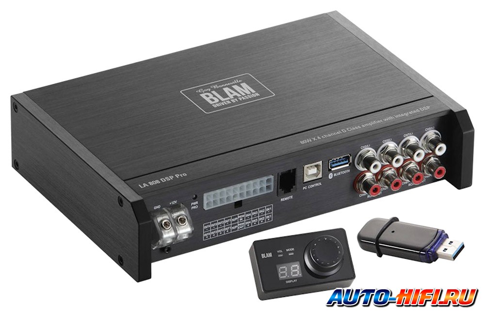 Процессорный 4-канальный усилитель BLAM LA 808 DSP PRO Процессорный 4-канальный усилитель BLAM LA 808 DSP PRO