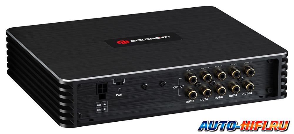 Процессорный 8-канальный усилитель Goldhorn DSPA 810 SE V2 Процессорный 8-канальный усилитель Goldhorn DSPA 810 SE V2
