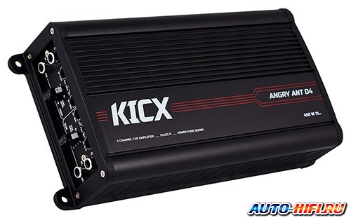 4-канальный усилитель Kicx Angry Ant D4