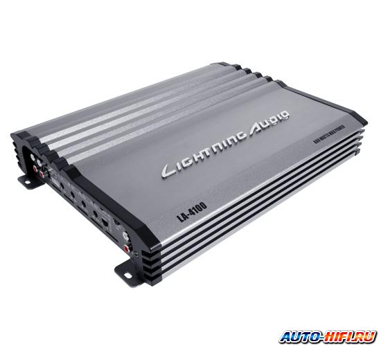 カーオーディオ Alpine ウーハー Lightning Audio LA-4100 4ch アンプ 