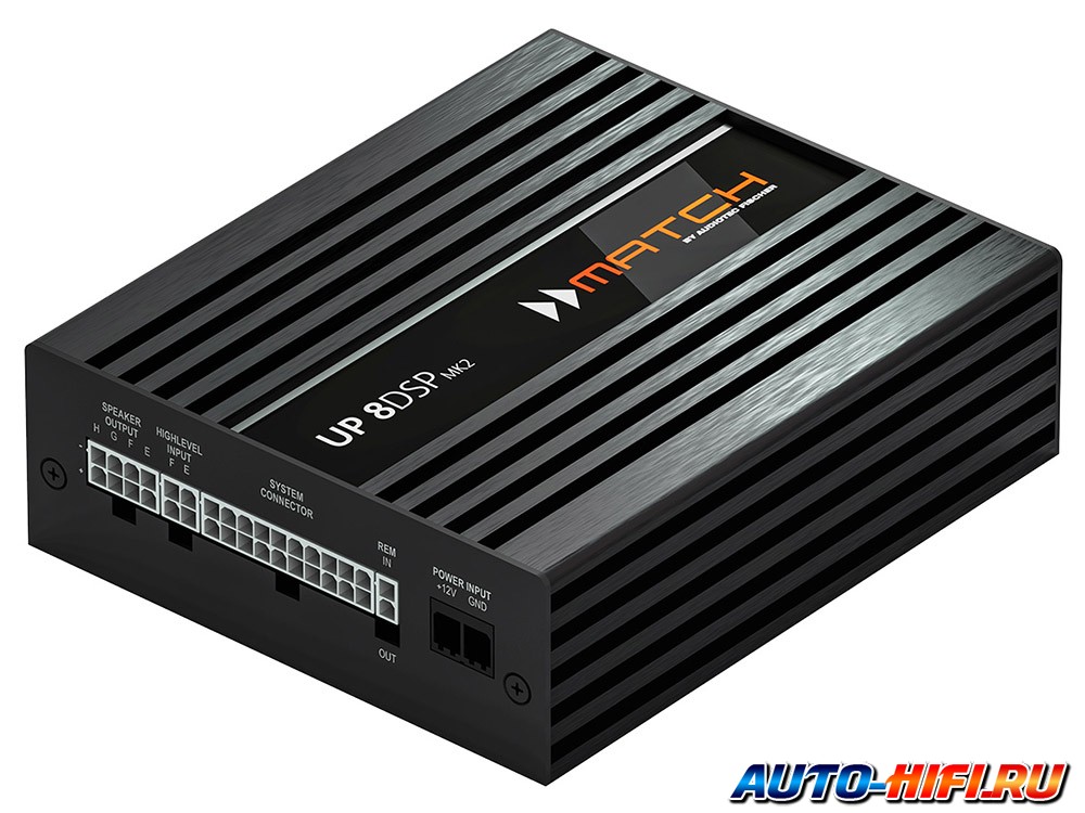 Процессорный 8-канальный усилитель Match UP 8DSP MK2 Процессорный 8-канальный усилитель Match UP 8DSP MK2