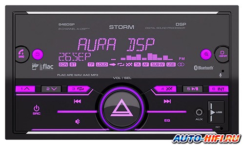 Автомагнитола Aura Storm-846DSP