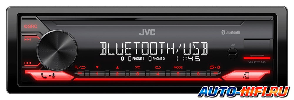 Автомагнитола JVC KD-X182BT