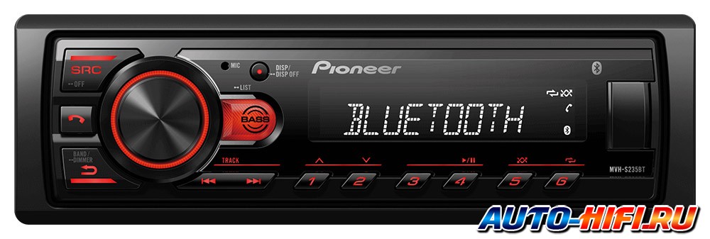 Автомагнитола Pioneer MVH-S235BT Автомагнитола Pioneer MVH-S235BT