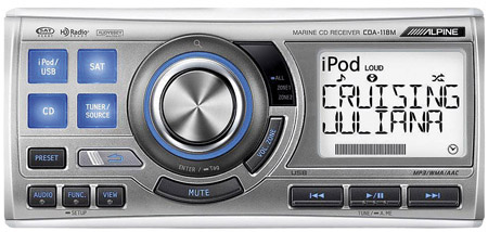 CD-ресивер серии Marine Alpine CDA-118M