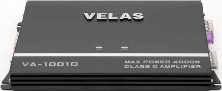 Одноканальные басовые усилители. Velas VA-1001D