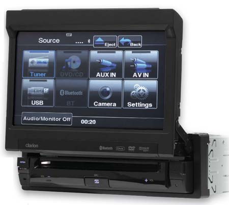 Мультимедийные головные устройства 1DIN. Clarion VZ401E