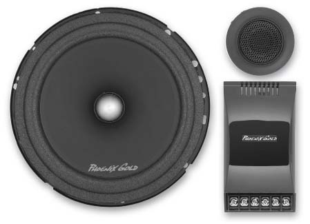 Компонентная акустика 6,5''. Phoenix Gold R65CS