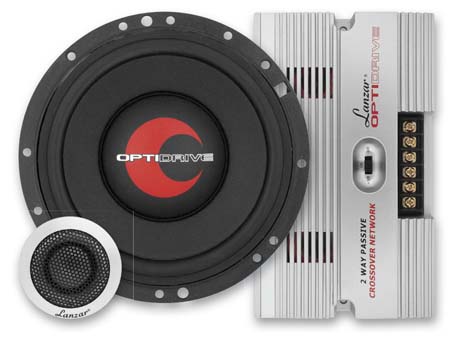 Компонентная акустика 6''. Lanzar OPTI6C