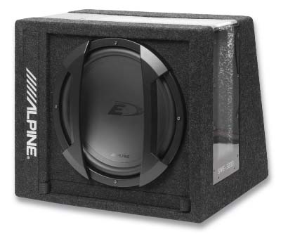 Активные корпусные сабвуферы. Alpine SWE-3200