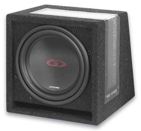 Сабвуферы в акустическом исполнении. Alpine SBG-1244BR