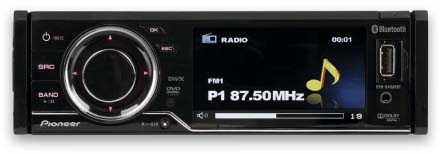 Аудиовизуальные головные устройства 1DIN. Pioneer DVH-840AVBT