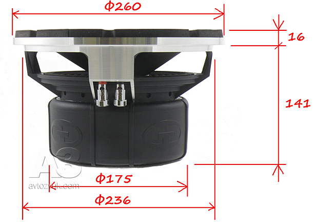 Сабвуфер CDT Audio QEX-1020 Сабвуфер CDT Audio QEX-1020