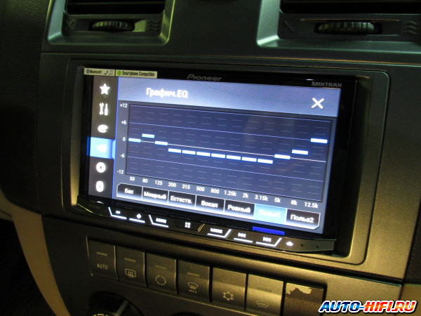 Настройка эквалайзера на Pioneer AVH-X8700BT Настройка эквалайзера на Pioneer AVH-X8700BT