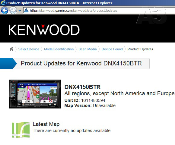 Kenwood DNX-4150BT