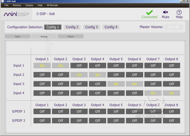 Процессор miniDSP C-DSP 6×8 Процессор miniDSP C-DSP 6×8