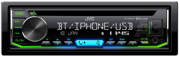 Процессорные ресиверы JVC серии KD-R Процессорные ресиверы JVC серии KD-R