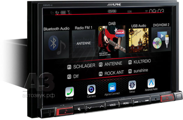 Мультимедийно-навигационное устройство Alpine X802D-U Мультимедийно-навигационное устройство Alpine X802D-U