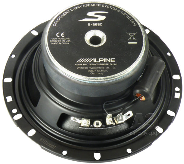 Компонентная акустика Alpine S-S65C