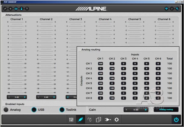 Усилитель с процессором Alpine PDP-E800DSP Усилитель с процессором Alpine PDP-E800DSP