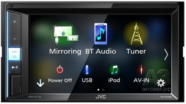 Мультимедийное ГУ JVC KW-M450BT Мультимедийное ГУ JVC KW-M450BT