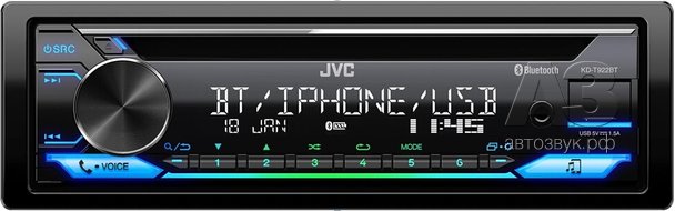 CD-ресивер JVC KD-T922BT