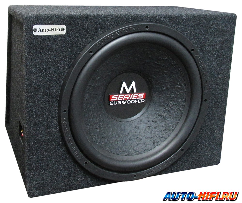 Сабвуфер в закрытом корпусе Audio System M 15 box | Характеристики Audio  System M 15 box | Отзывы Audio System M 15 box