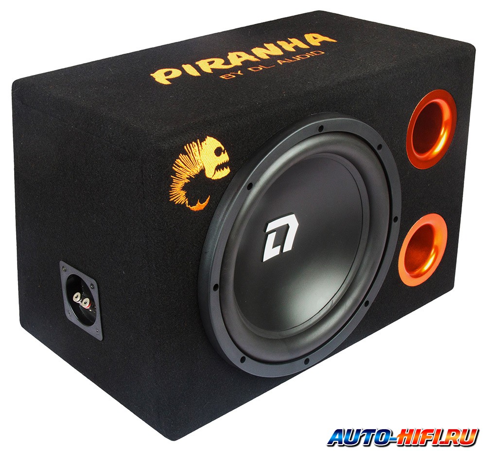 Сабвуфер в корпусе с фазоинвертoром DL Audio Piranha 12 Double Port |  Характеристики DL Audio Piranha 12 Double Port | Отзывы DL Audio Piranha 12  Double Port