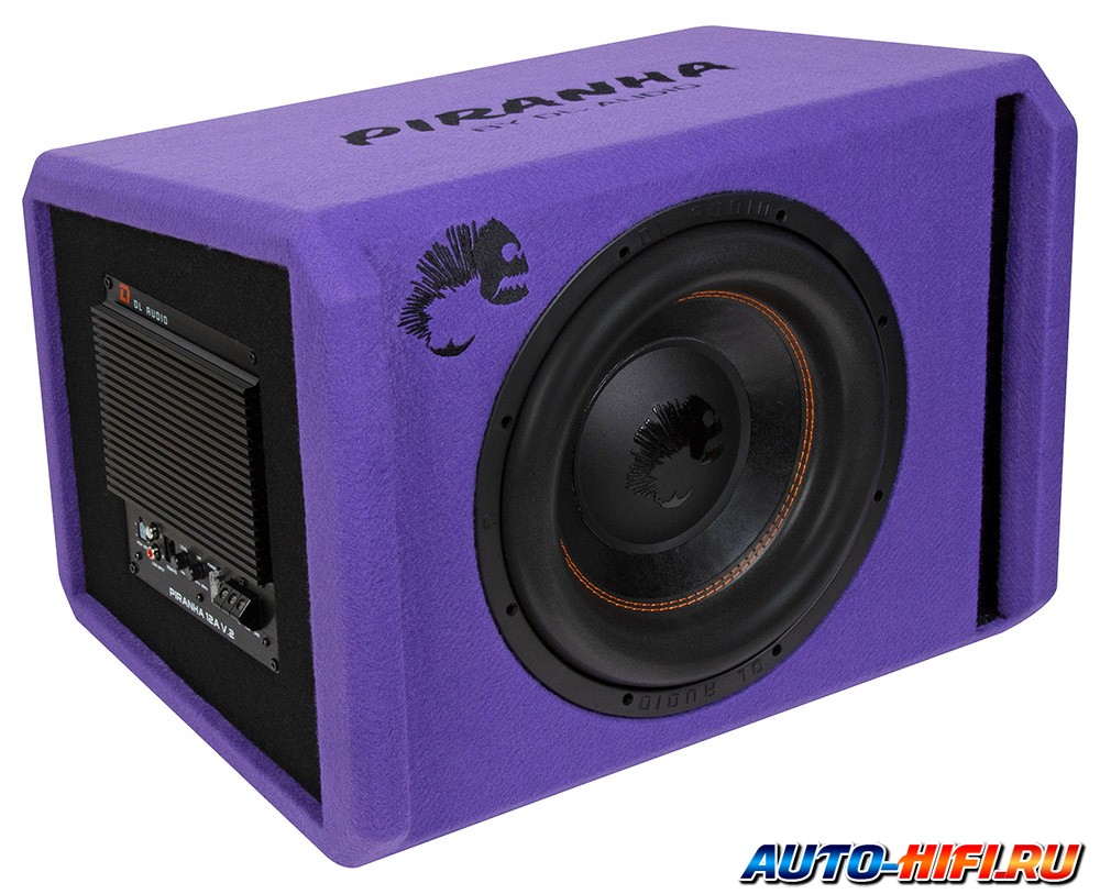 Активный сабвуфер DL Audio Piranha 12A Purple V.2 | Характеристики DL Audio  Piranha 12A Purple V.2 | Отзывы DL Audio Piranha 12A Purple V.2