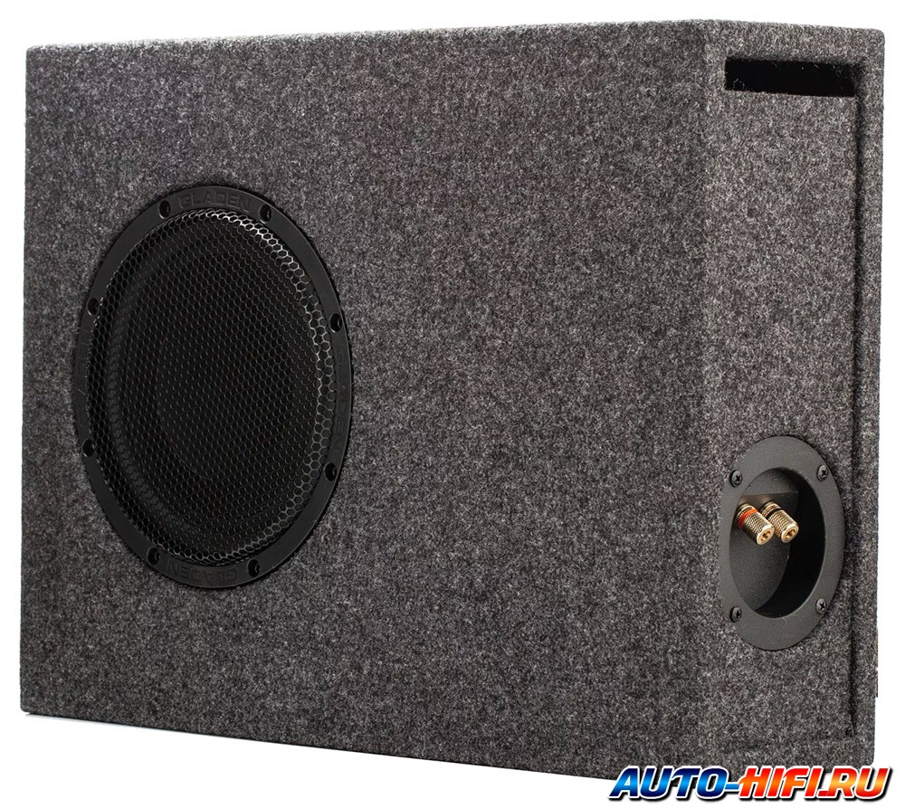 Сабвуфер в корпусе с фазоинвертoром Gladen GS 08 Slim-VB Сабвуфер в корпусе с фазоинвертoром Gladen GS 08 Slim-VB
